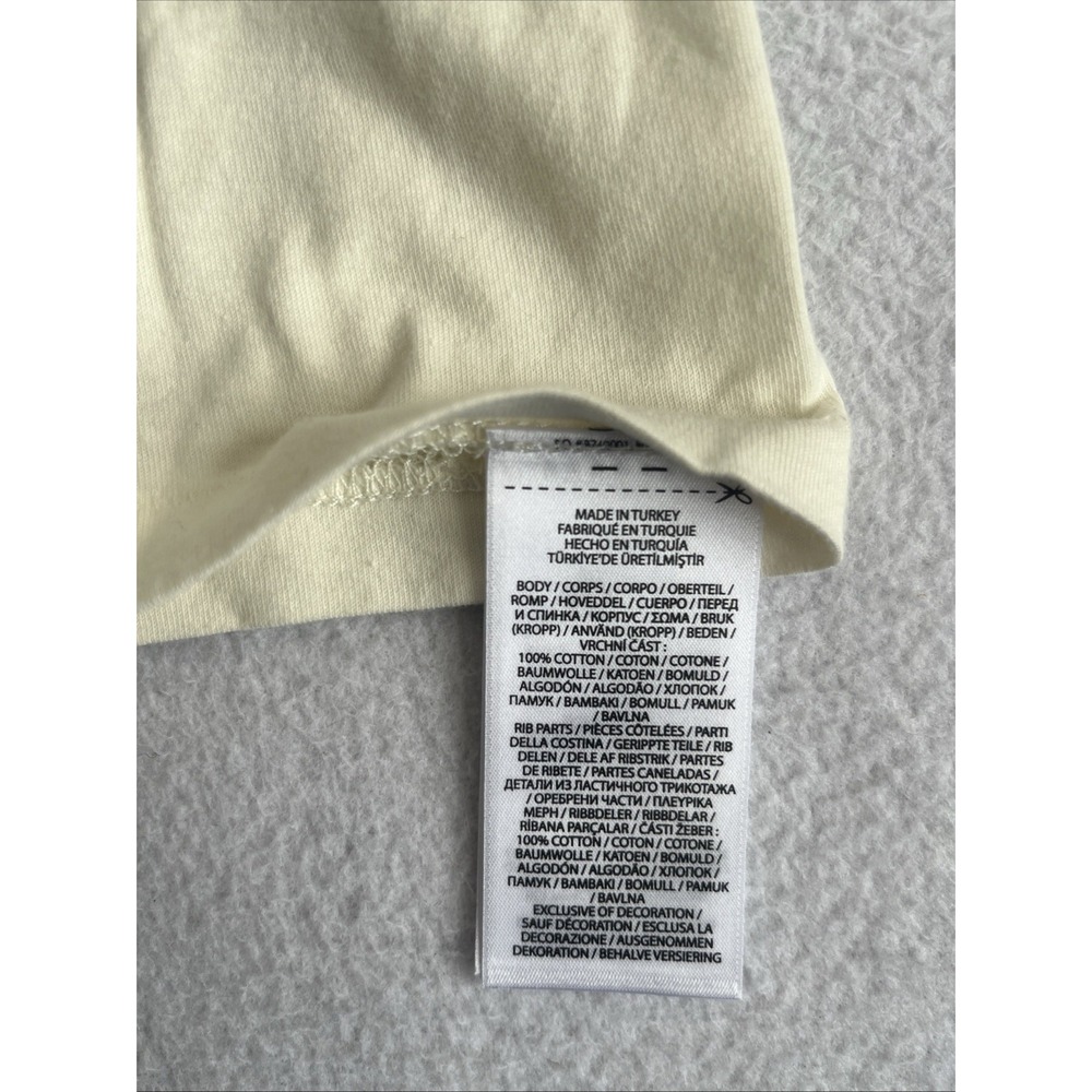 RRL Polo Ralph Lauren Double RL Pick-Up Graphic T-shirt Mens Medium Cream - Picture 4 of 6